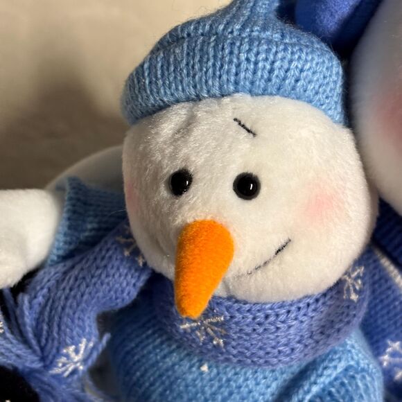 Avon Gift Collection Snowman Sled Figurine Winter Holiday Decor  Original Box - Picture 3 of 11